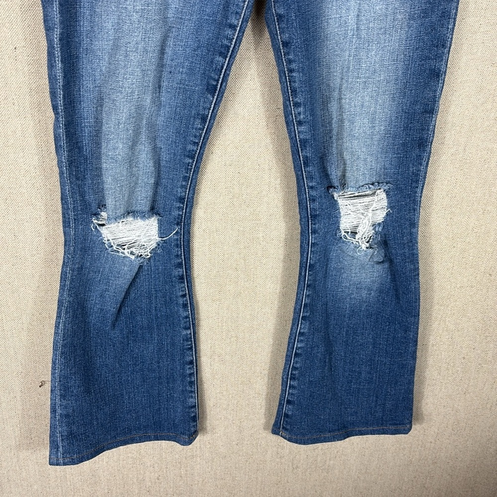 Frame > Le Crop Mini Boot Distressed Jeans 26 - image 5